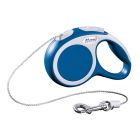 Flexi Vario Cord Dog Lead, Blue 8kg - Extra Small, 3m (10ft)