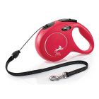 Flexi New Classic Cord Dog Lead, Red 20kg - Medium, 8m (26ft)