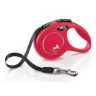 Flexi New Classic Tape Dog Lead, Red 12kg - Extra Small, 3m (10ft)